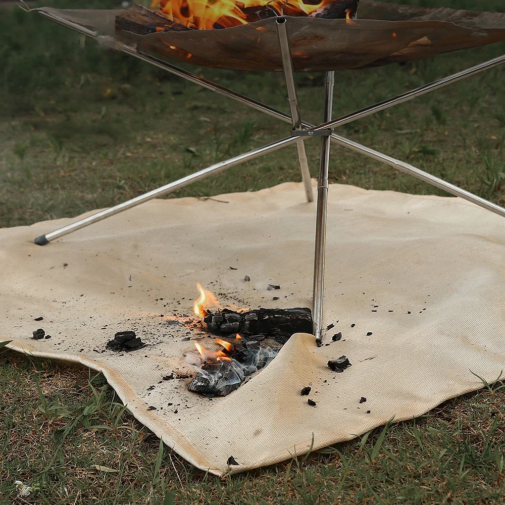 Fire Blanket Kitchen - Outdoor Camping Fireproof Cloth Picnic Barbecue