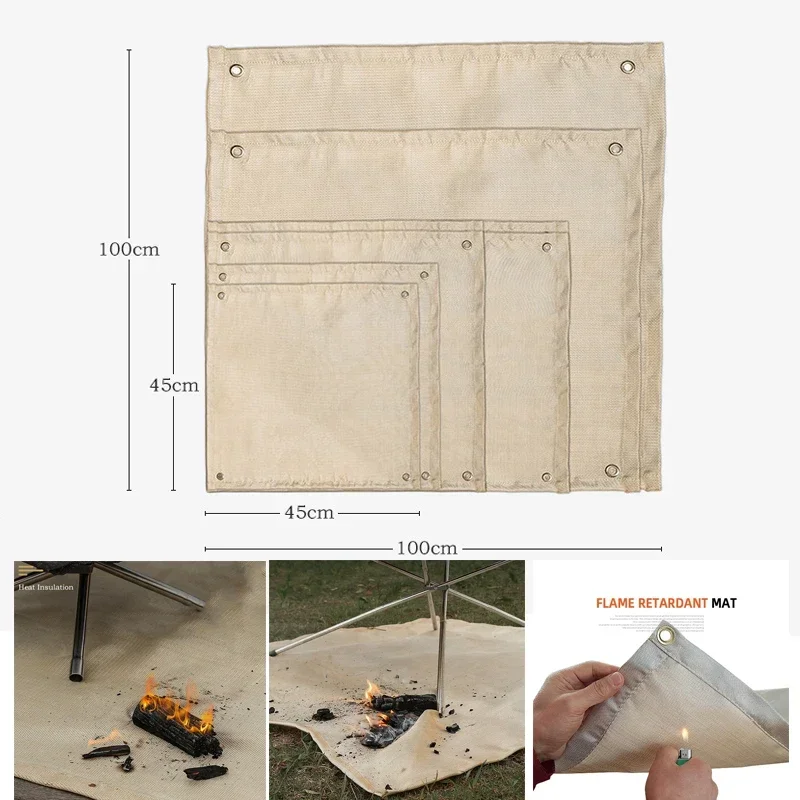Fire Blanket Kitchen - New Outdoor Camping Fireproof Cloth Picnic