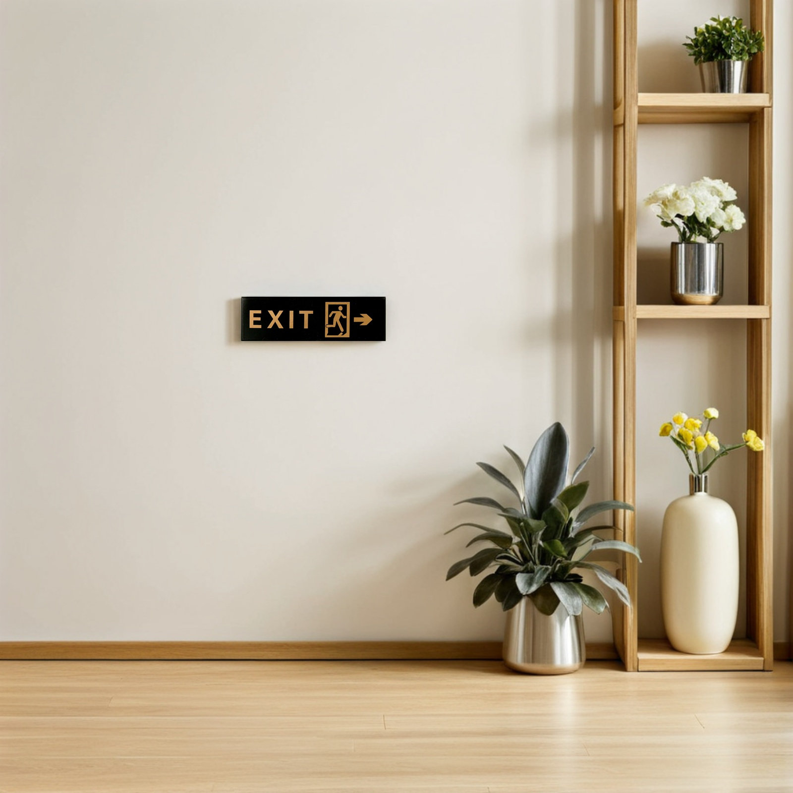 5Pcs Exit Sign Self Adhesive A - Emergency Exit Sign recension och pris