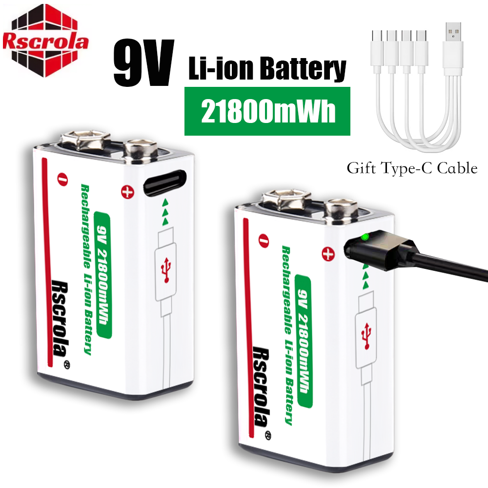 USB-C Rechargable 9V Lithium i - Smoke Detector Interconnected recension och pris