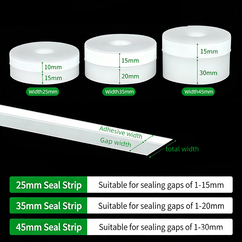 25/35/45mm Self-Adhesive Silic - Window Lock Bar recension och pris
