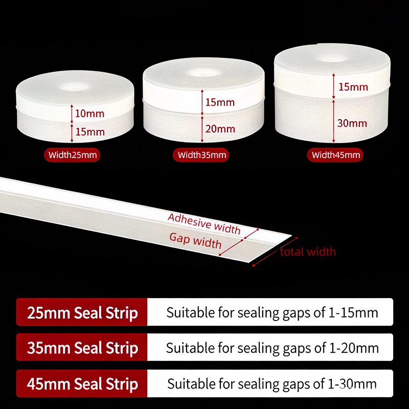 25/35/45mm Self-Adhesive Silic - Window Lock Bar recension och pris