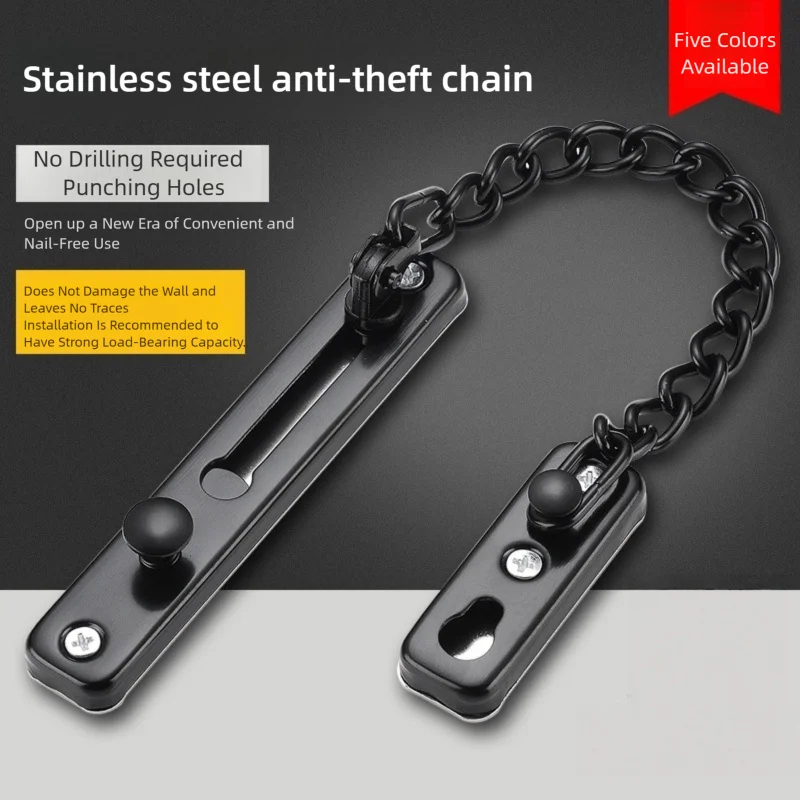 Heavy-Duty Polished Press Latc - Security Chain Door recension och pris