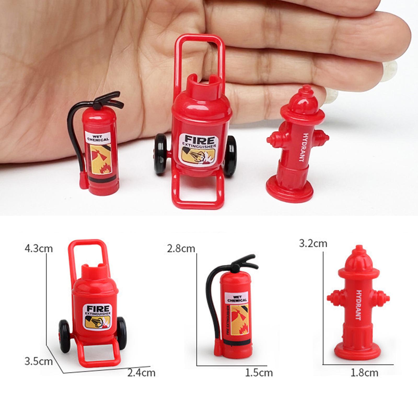 Dollhouse Miniatures Fire Hydr - Fire Extinguisher Small recension och pris