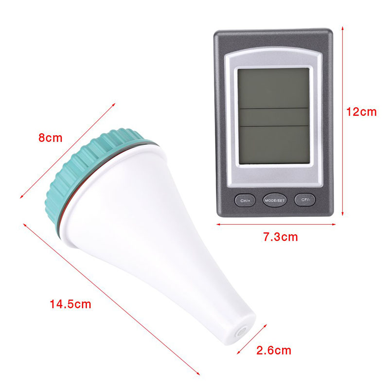 Digtal Swimming Pool Thermomet - Pool Alarm Float recension och pris