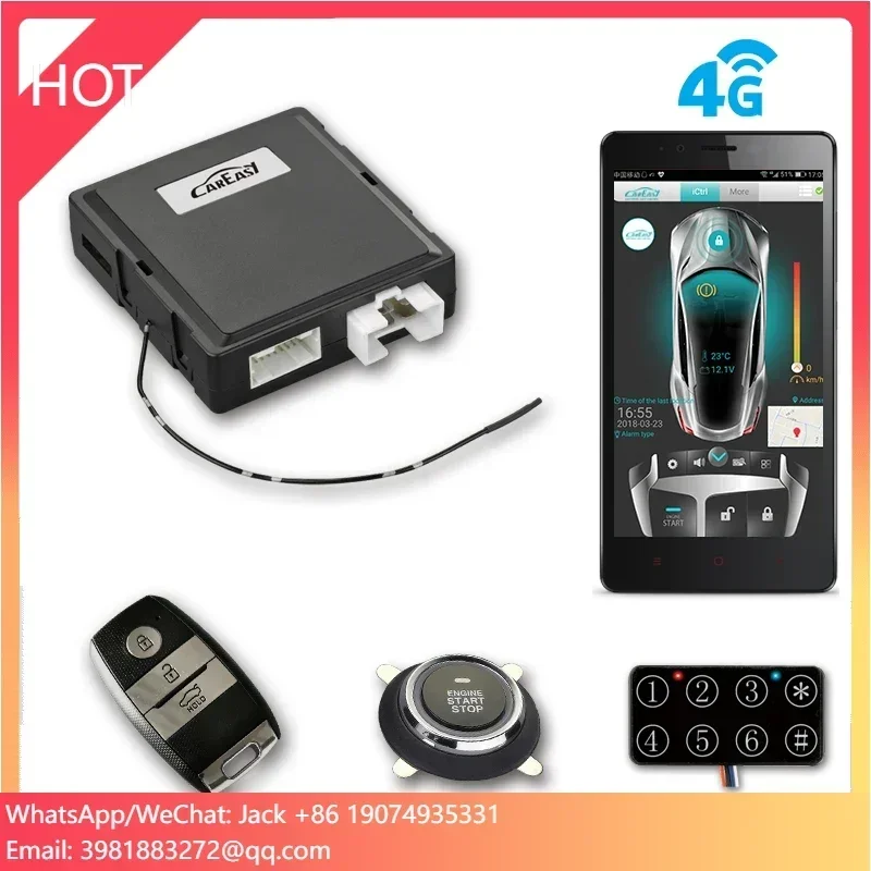 4G GPS/GSM Car Alarm PKE Keyle - Door Stop Alarm recension och pris