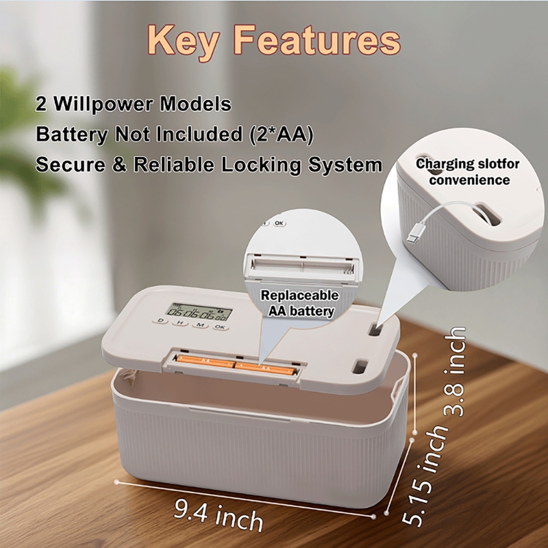 Timer Lock Boxes Electronic Lo - Medicine Cabinet Lock recension och pris