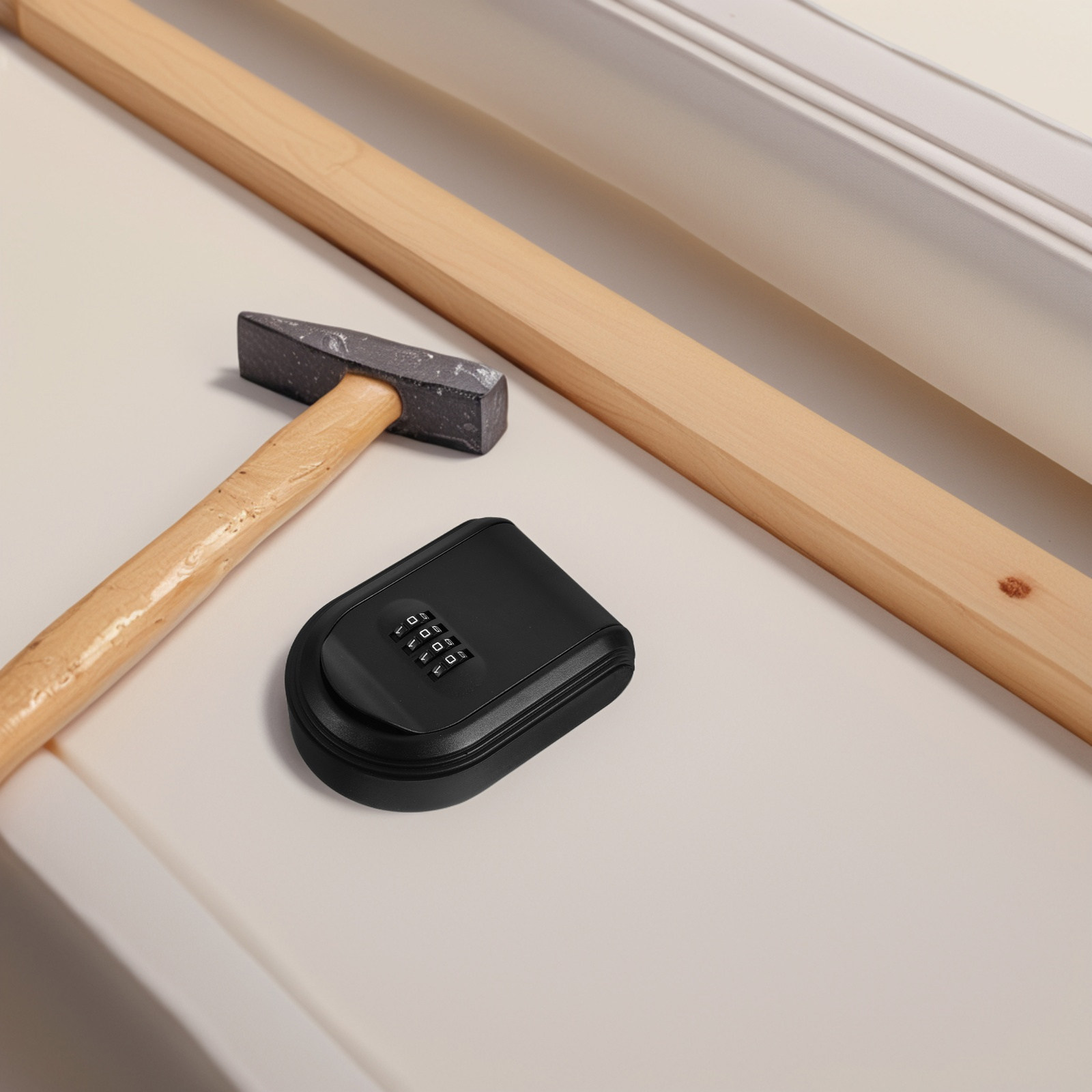 Wall Mounted Key Lock Box Blac - Lockbox Key Secure recension och pris