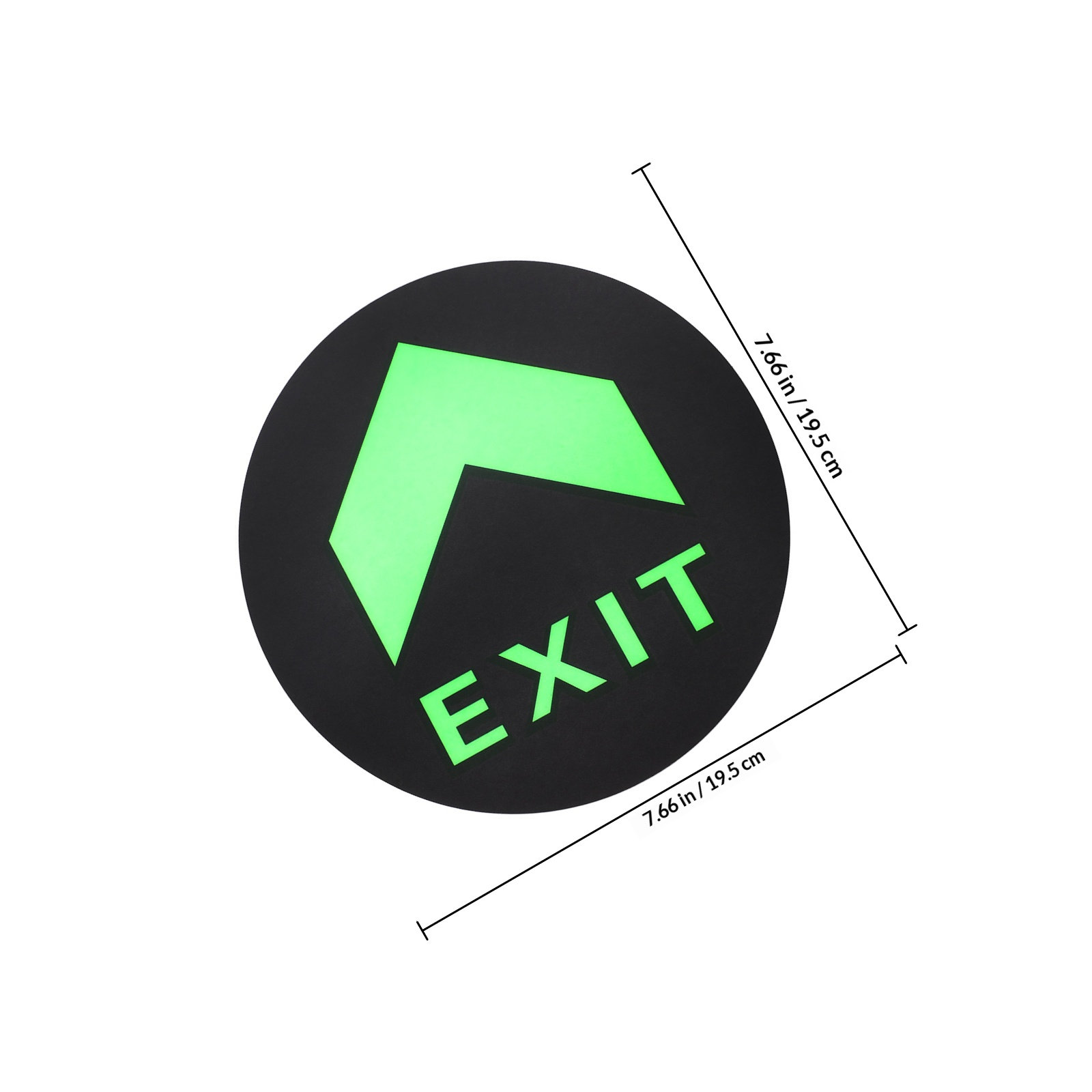 5Pcs Night Glow Exit Sign Stic - Emergency Exit Sign recension och pris