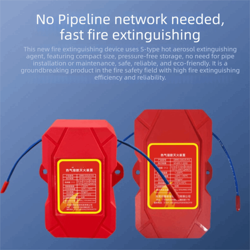 Dual-Line Design Flame Retarda - Fire Extinguisher Small recension och pris