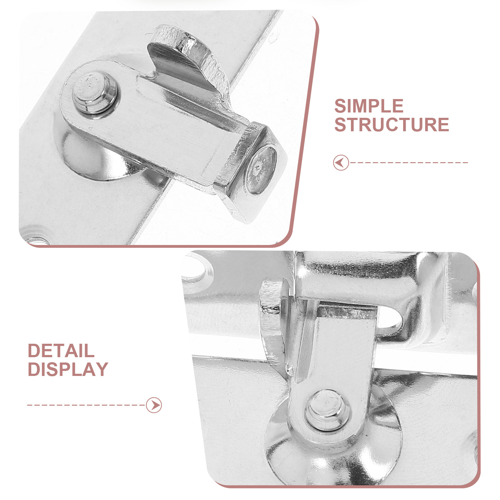 2Pcs Stainless Steel Lock Hous - Window Lock Bar recension och pris