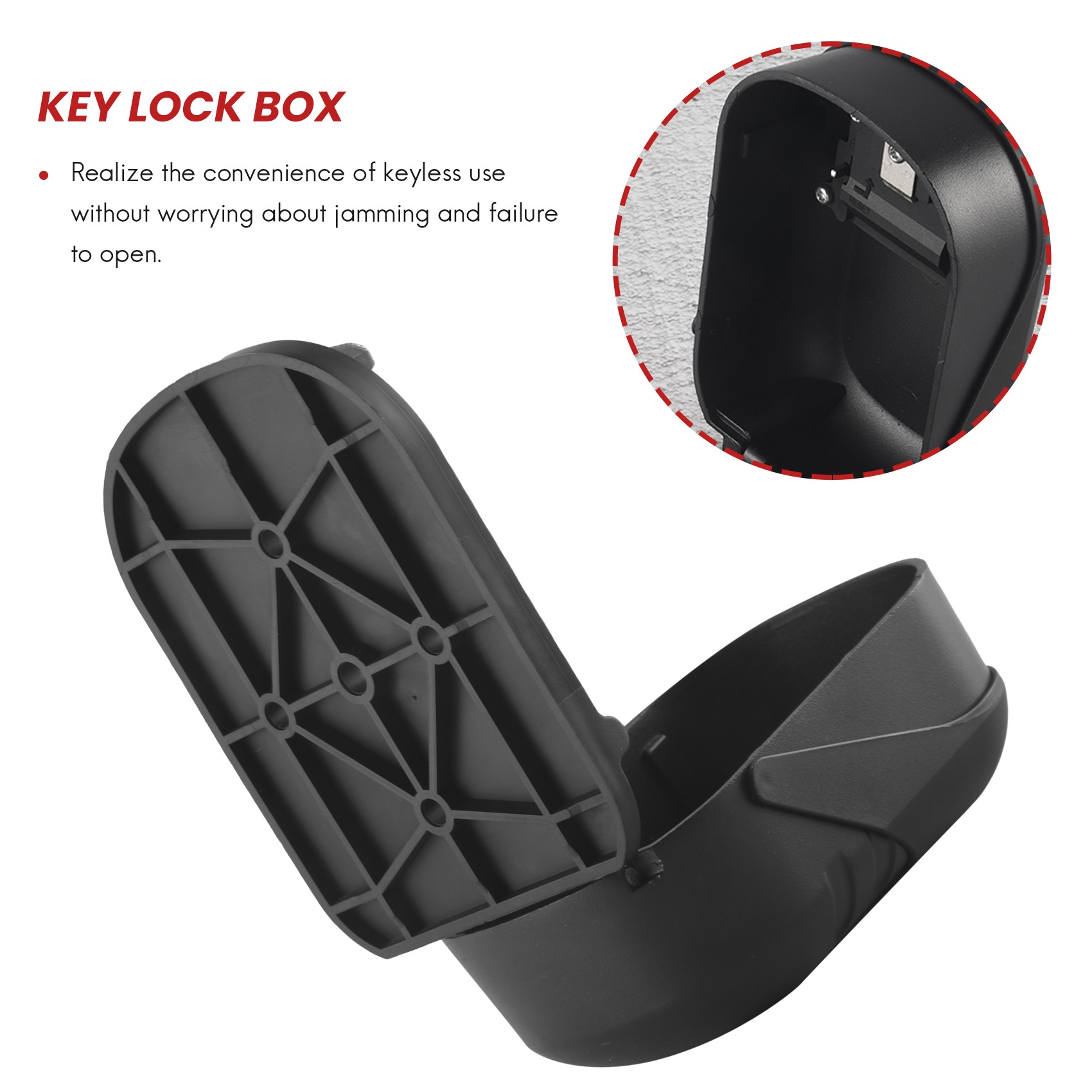 B27B Key Lock Box Wall Mount 4 - Lockbox Key Secure recension och pris