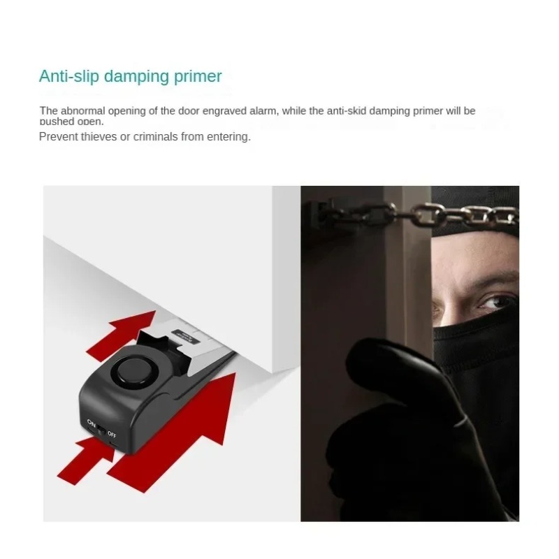 Portable Door Stop Security Al - Door Stop Alarm recension och pris