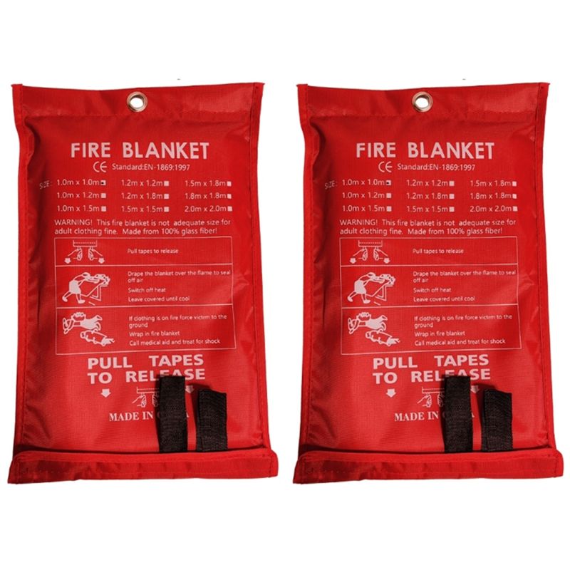 Promotion Day 2PCS Emergency F - Fire Blanket Kitchen recension och pris