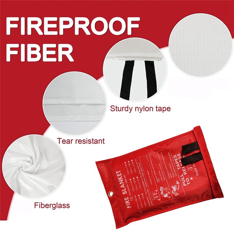 Promotion Day 2PCS Emergency F - Fire Blanket Kitchen recension och pris