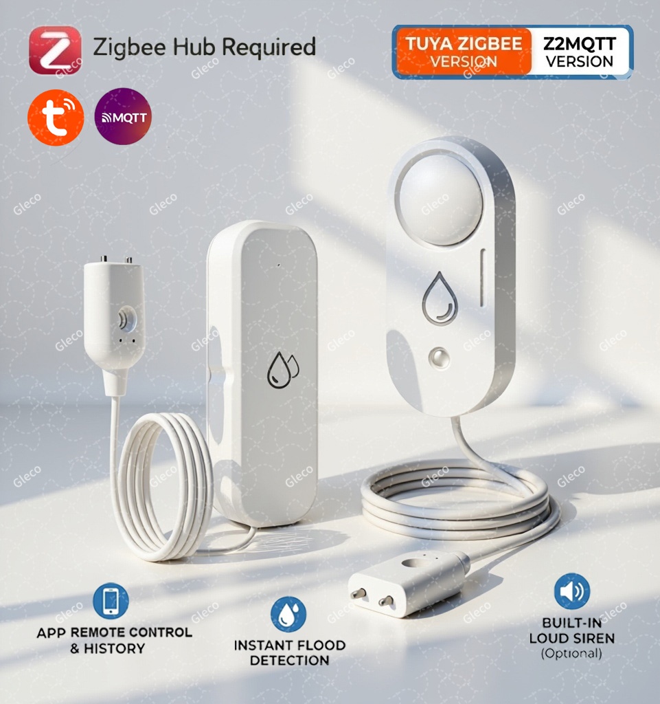 Zigbee Water Leak Sensor Flood - Water Alarm Sensor recension och pris