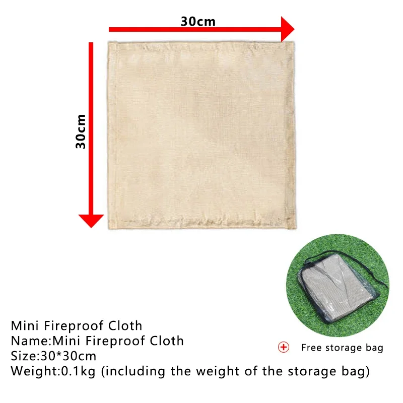 1pc Outdoor Camping Fireproof  - Fire Blanket Kitchen recension och pris
