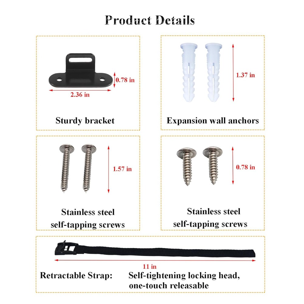 Easy Install Earthquake Proof  - Earthquake Anchor Strap recension och pris