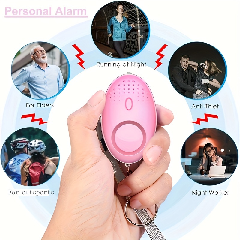 130dB Personal Safety Alarm wi - Personal Alarm Keychain recension och pris