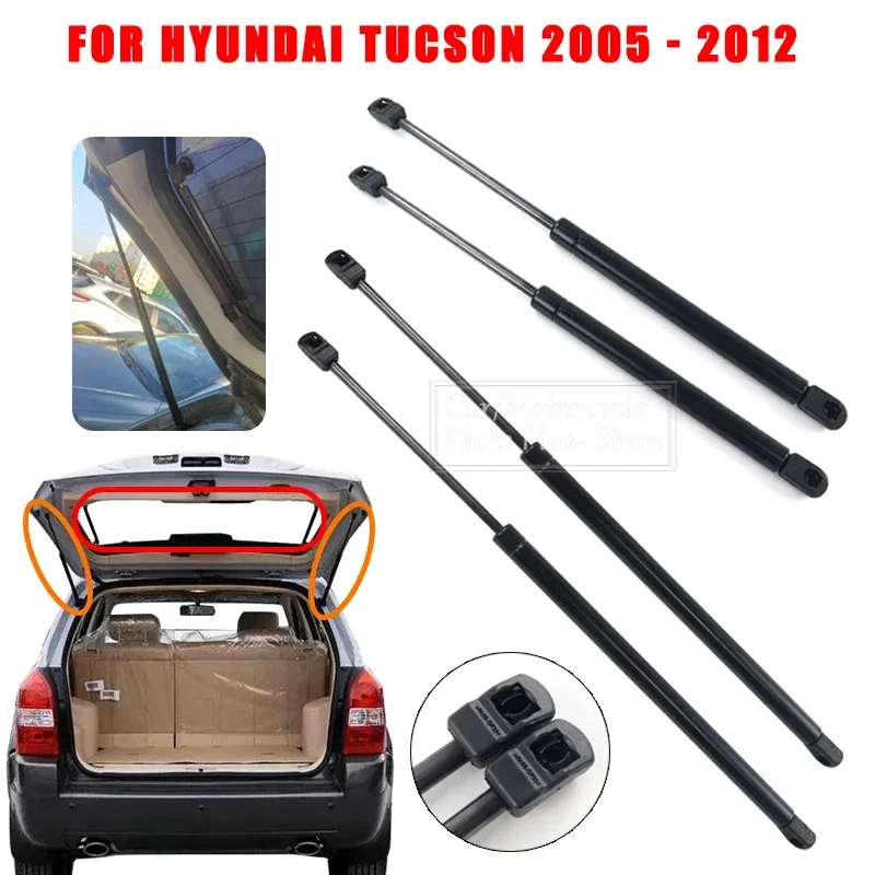 2/4x Rear Trunk Tailgate Boot  - Window Lock Bar recension och pris