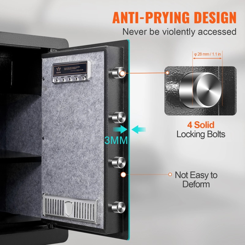 SucceBuy Electric Safe 2.2/1.8 - Fire Safe Document recension och pris