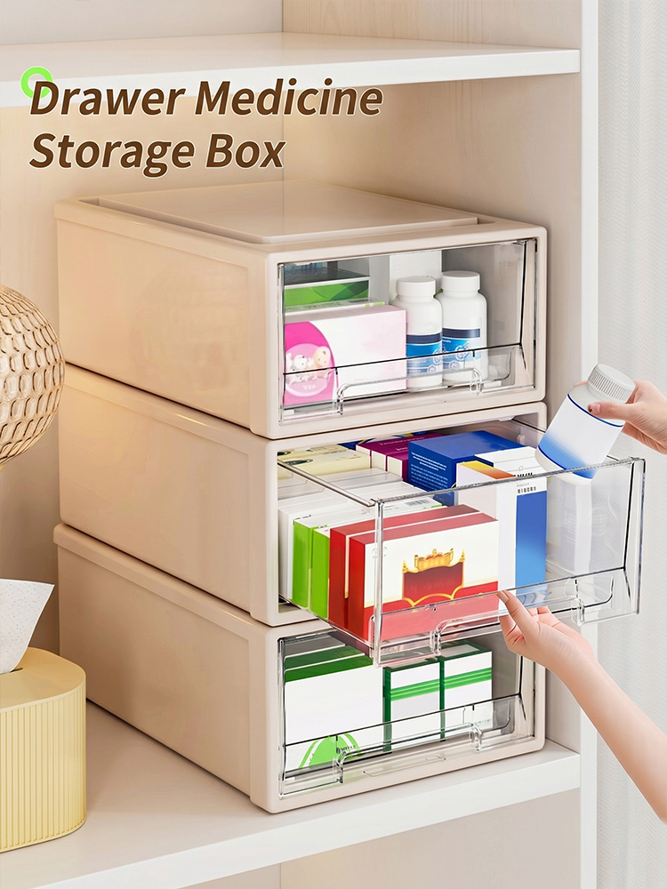 Large Capacity Medicine Organi - Medicine Cabinet Lock recension och pris