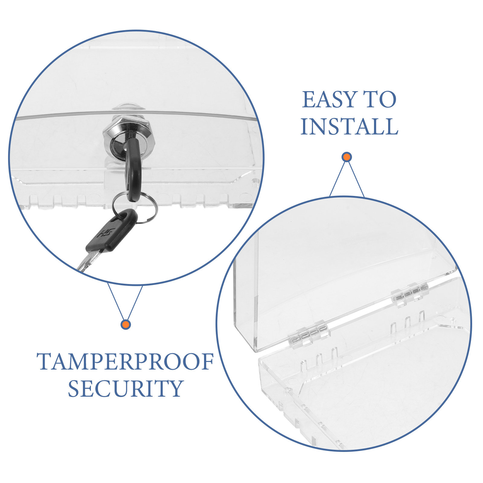 Lock Key Acrylic Thermostat Lo - Lockbox Key Secure recension och pris