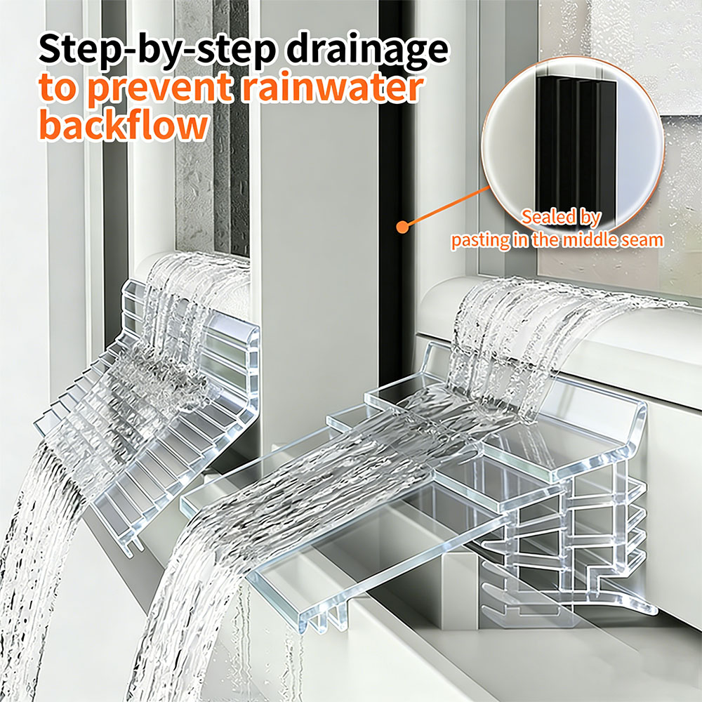 1.5m/1m Transparent Waterproof - Window Lock Bar recension och pris