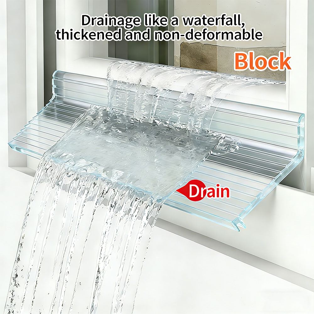 1.5m/1m Transparent Waterproof - Window Lock Bar recension och pris