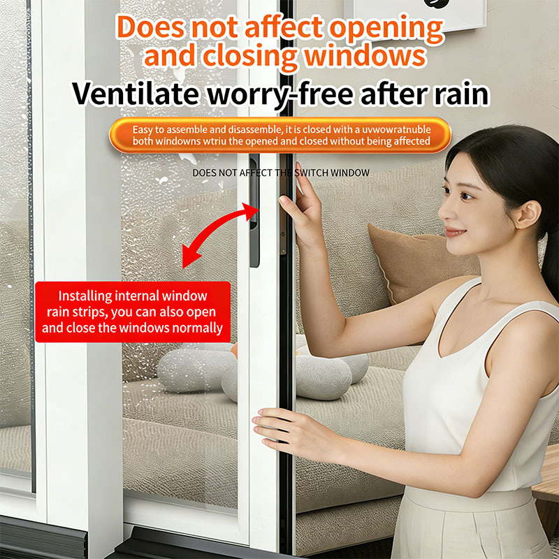 1.5m/1m Transparent Waterproof - Window Lock Bar recension och pris