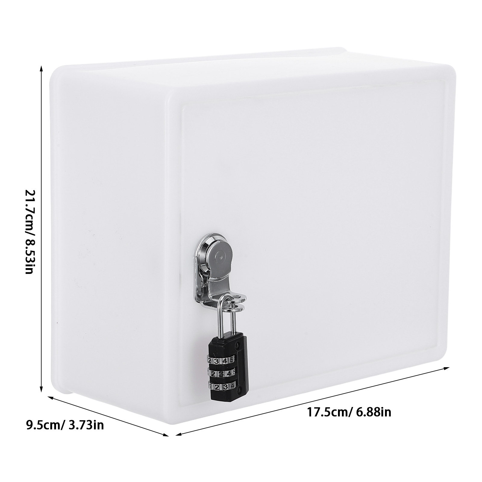 Lockable Wall Mount Milk Stora - Medicine Cabinet Lock recension och pris