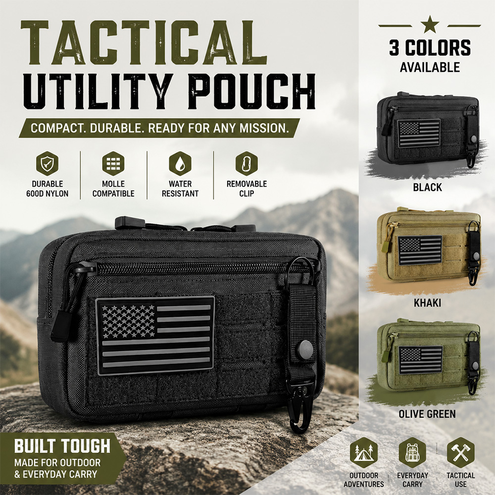 Tactical Molle EDC Pouch Outdo - First Aid Bag Kit recension och pris