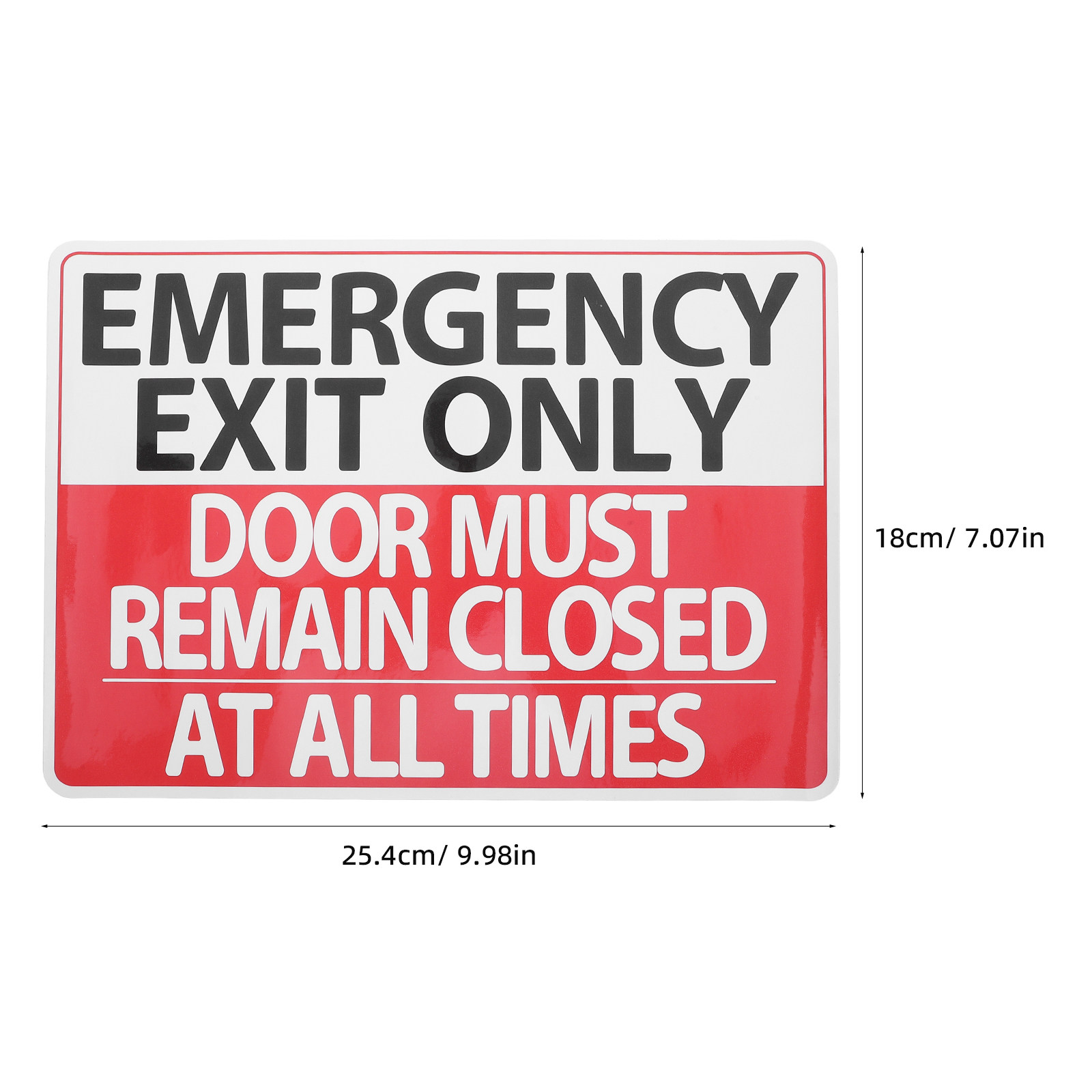 6Pack Emergency Exit Sign Stic - Emergency Exit Sign recension och pris