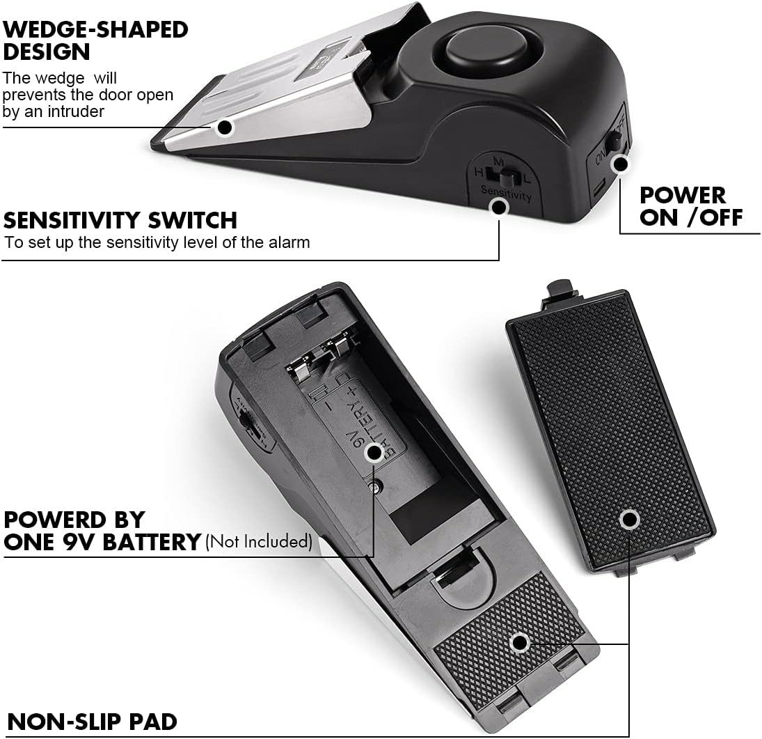 Door Stop Alarm, Door Stopper  - Door Stop Alarm recension och pris