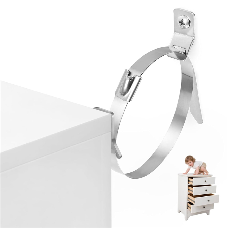 ABMS-For Baby-Proofing Furnitu - Earthquake Anchor Strap recension och pris
