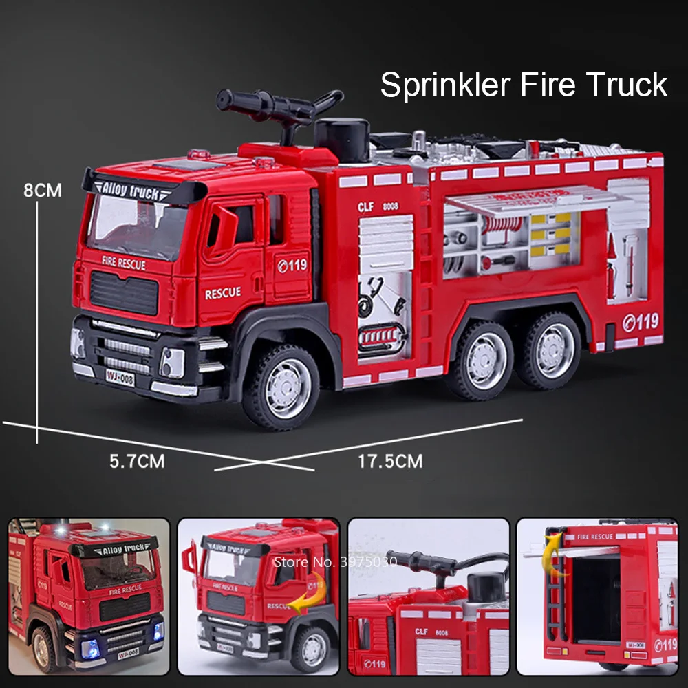 1/32 Fire Engine Car Toy Model - Fire Escape Ladder recension och pris