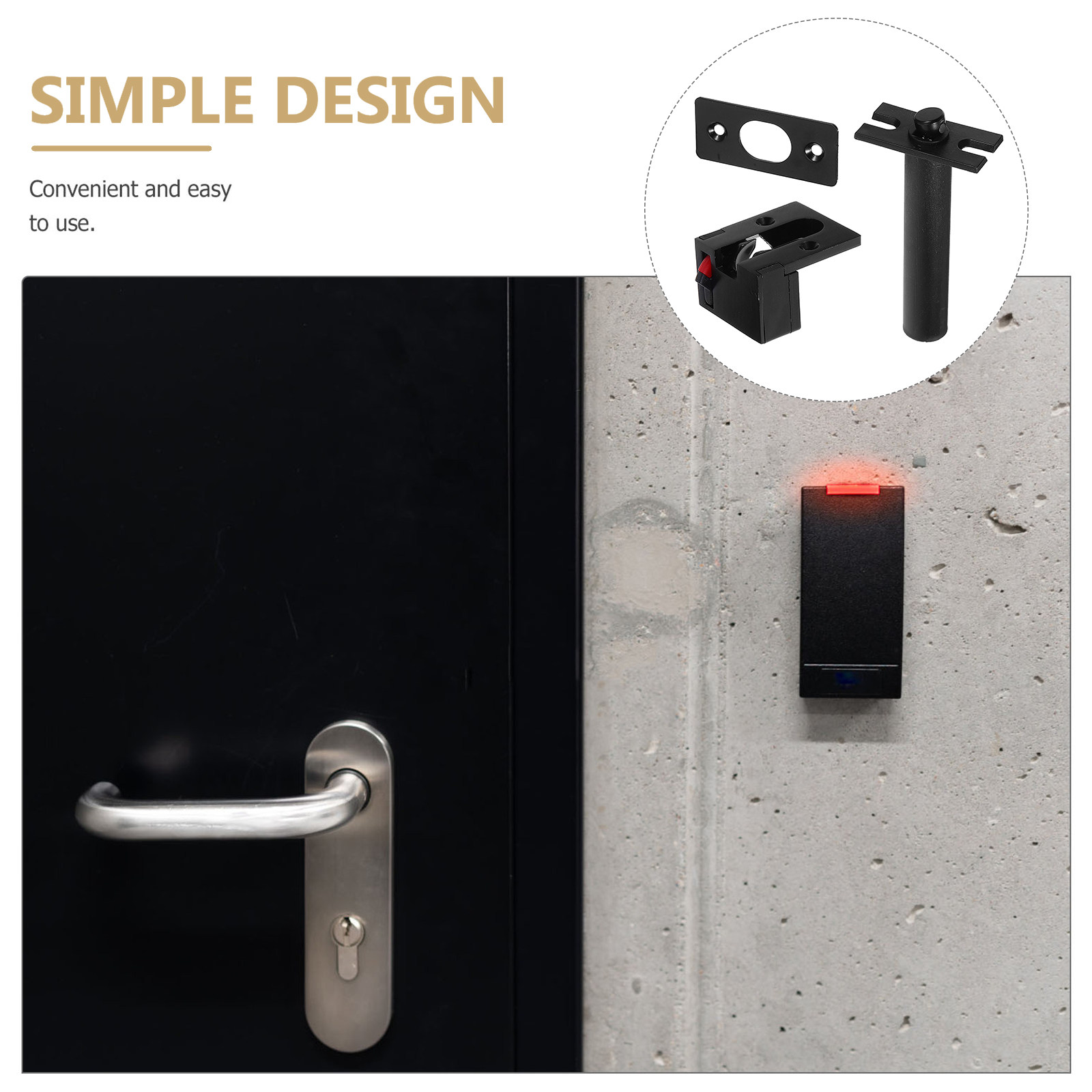 1Set Concealed Stainless Steel - Security Chain Door recension och pris