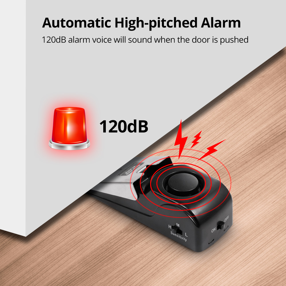 2pcs Door Stop Alarm for Home  - Door Stop Alarm recension och pris