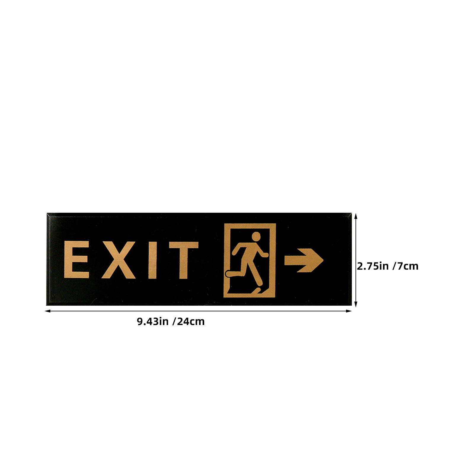 5Pcs Acrylic Exit Sign Self Ad - Emergency Exit Sign recension och pris