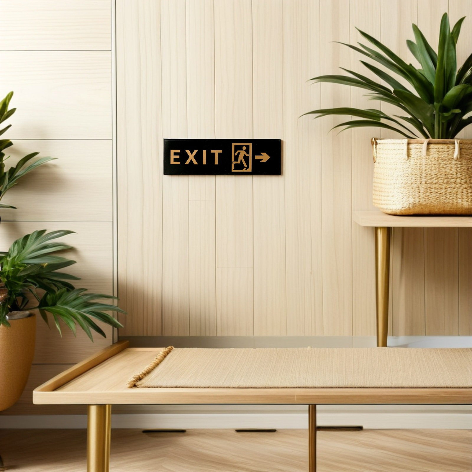 5Pcs Acrylic Exit Sign Self Ad - Emergency Exit Sign recension och pris