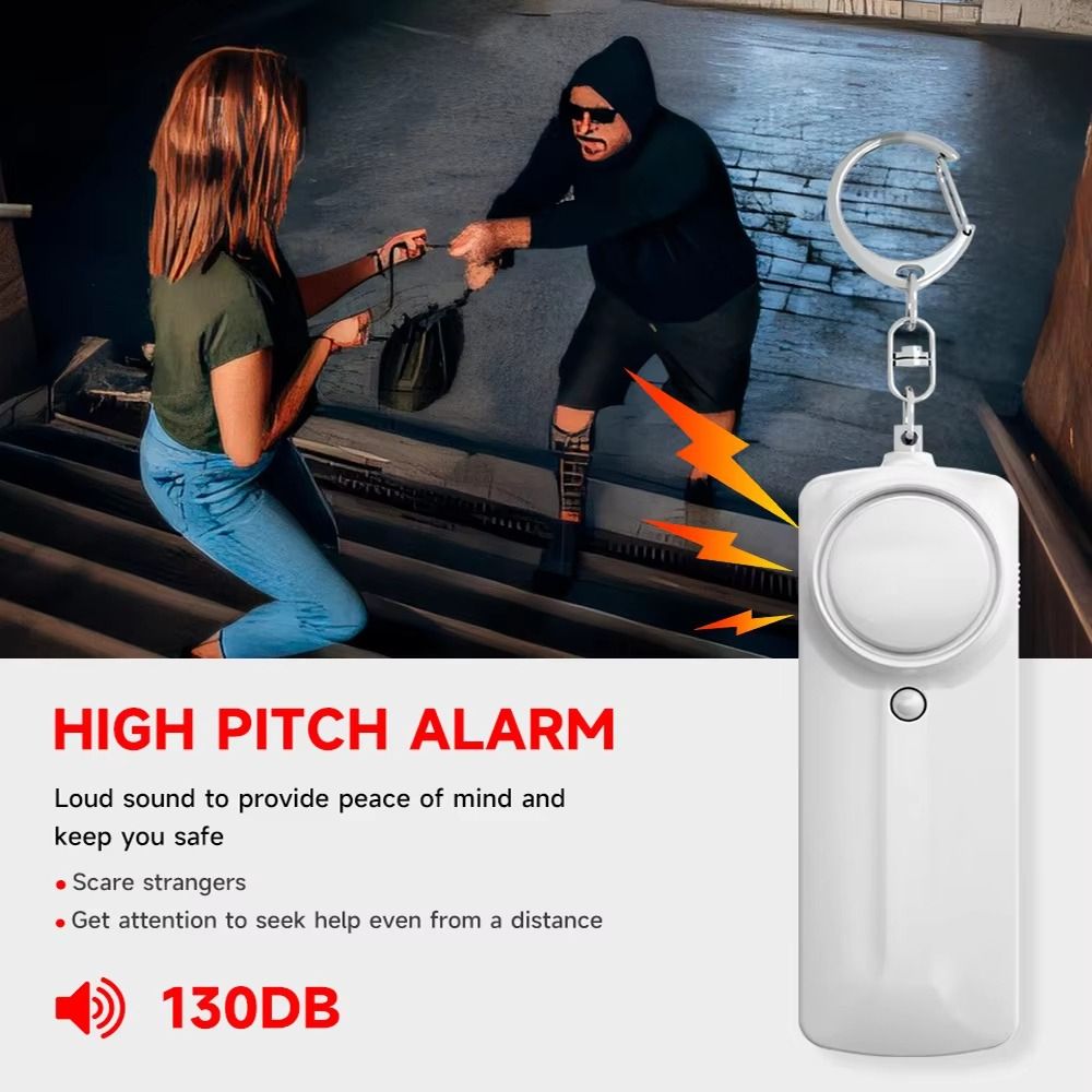 130dB Loud Personal Security A - Personal Alarm Keychain recension och pris