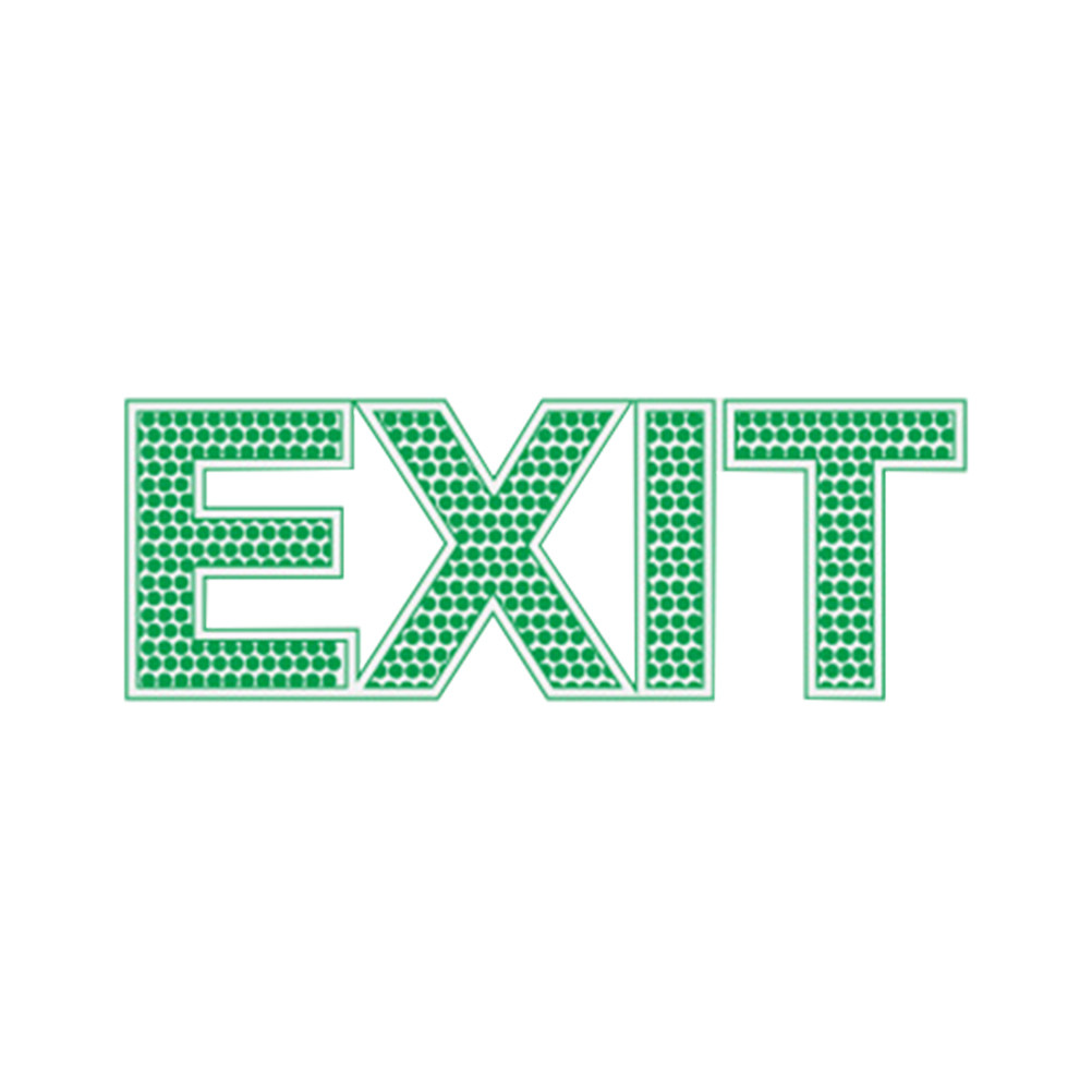 Exit Wall Safety Sticker Nocti - Emergency Exit Sign recension och pris