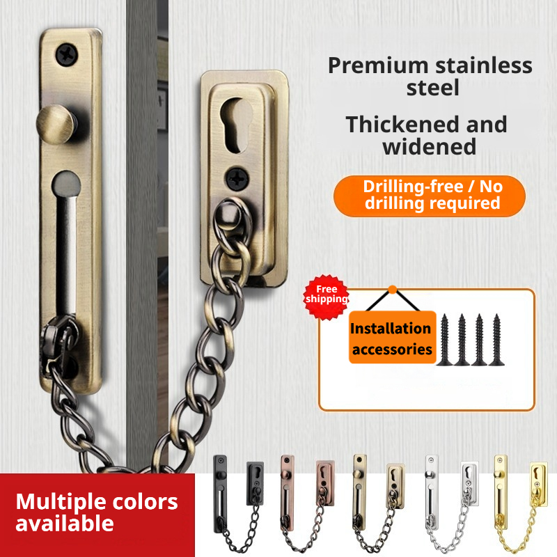 Stainless Steel Anti-Theft Doo - Security Chain Door recension och pris