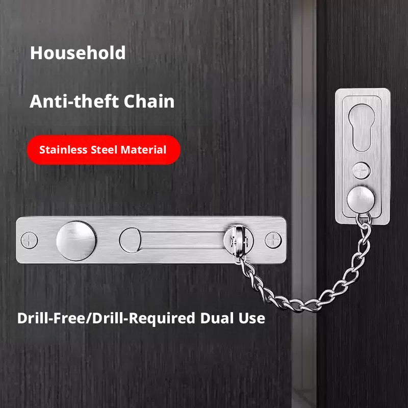Stainless Steel Anti-Theft Doo - Security Chain Door recension och pris