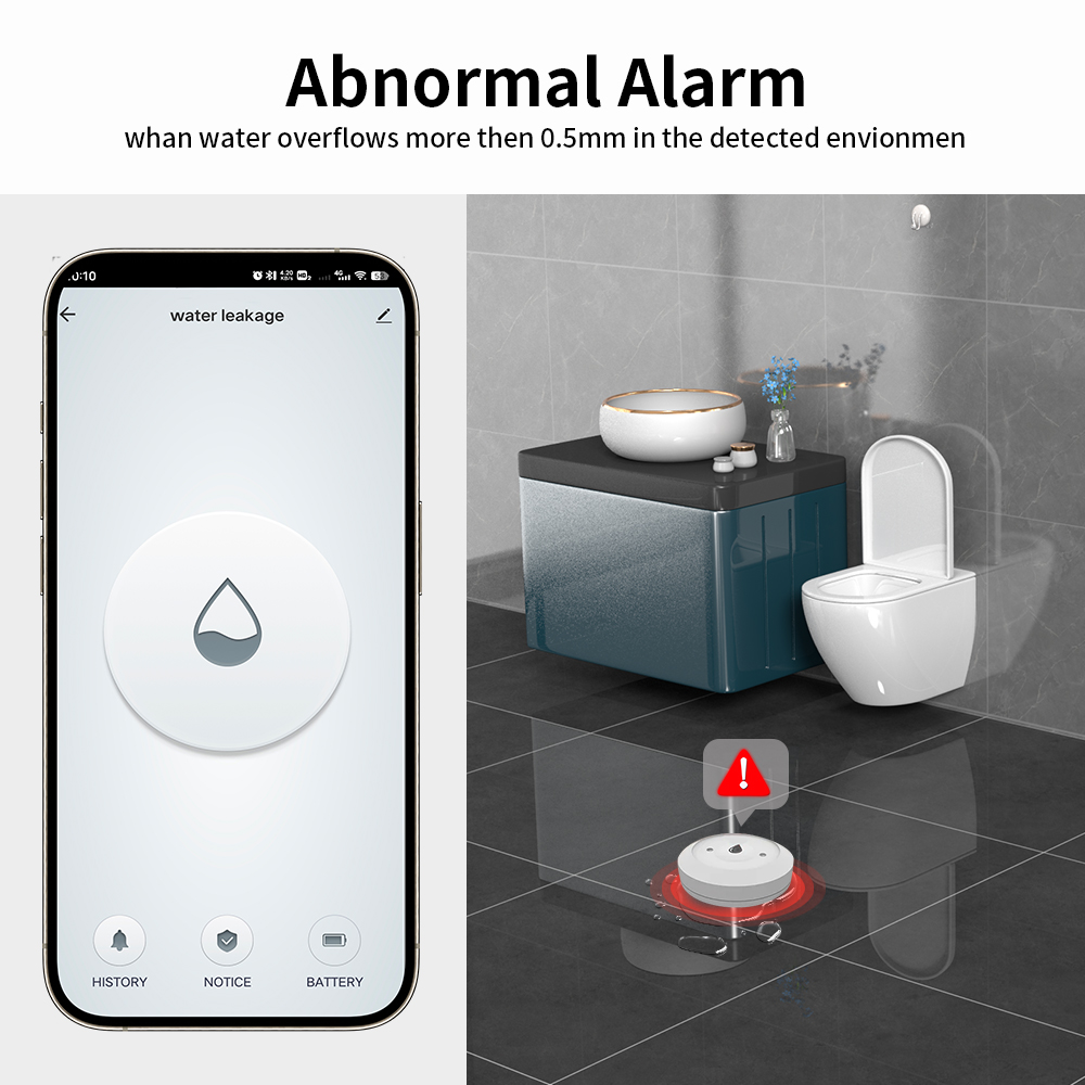 TNCE ZigBee3.0 Tuya Smart Wate - Water Alarm Sensor recension och pris