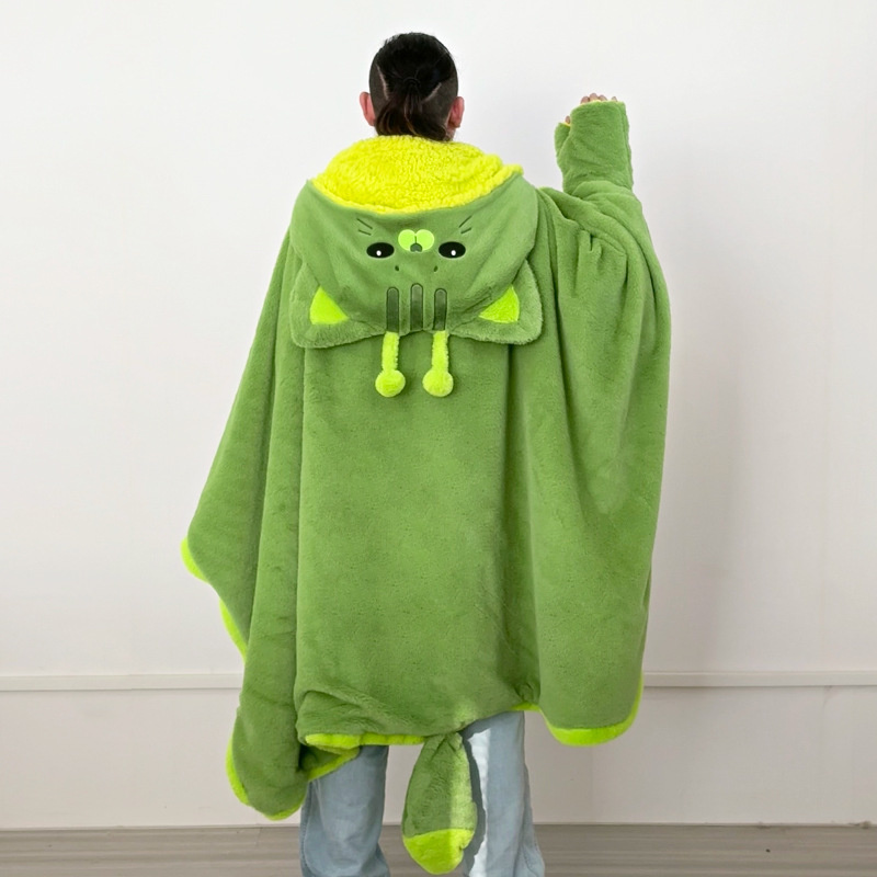 Cartoon Cute Alien Cat Hooded  - Fire Blanket Kitchen recension och pris