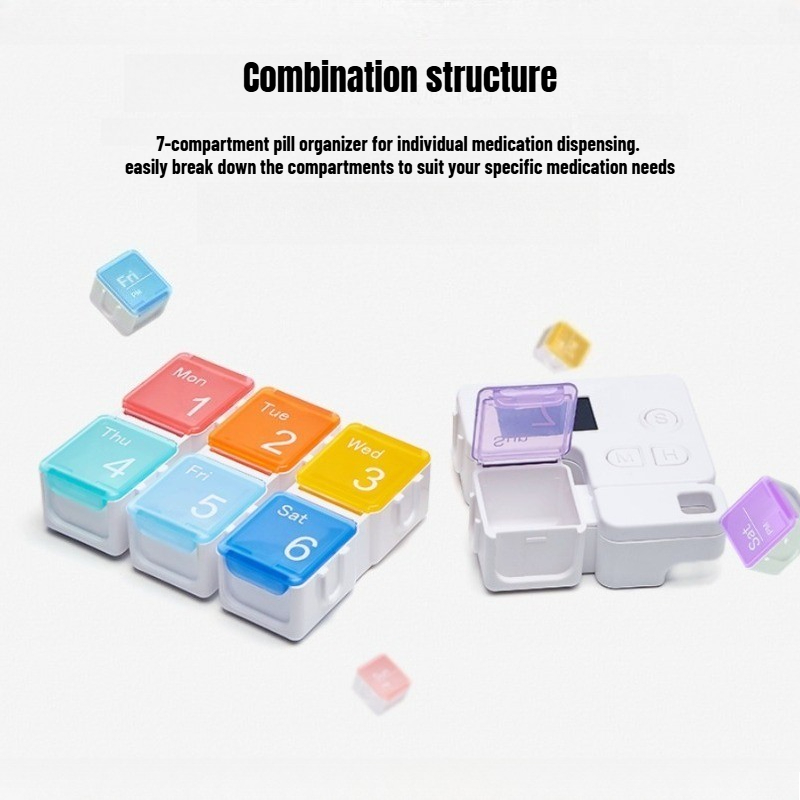 Pill Organizer with Medicine R - Medicine Cabinet Lock recension och pris