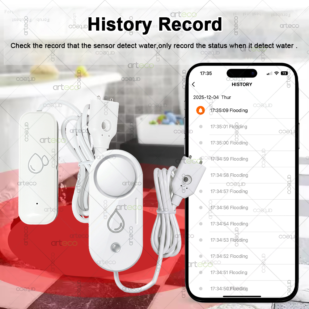 Zigbee Water Leakage Sensor Fl - Water Alarm Sensor recension och pris