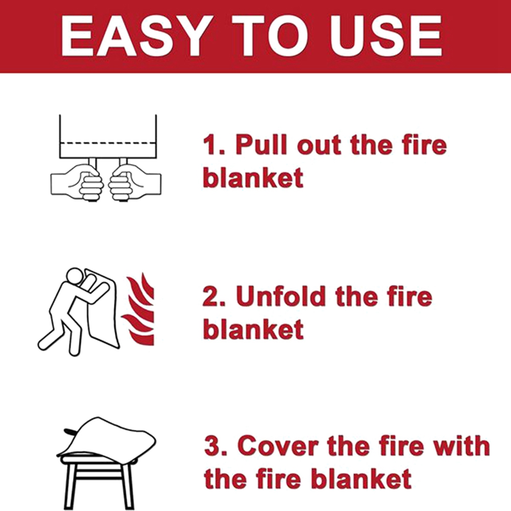 AED2-Emergency Fire Blanket, F - Fire Blanket Kitchen recension och pris