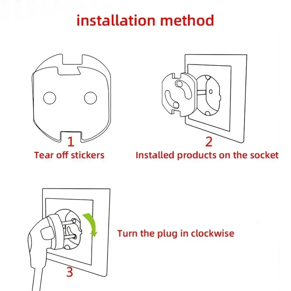 1/10pcs  Baby Safety Child Ele - Outlet Cover Baby recension och pris